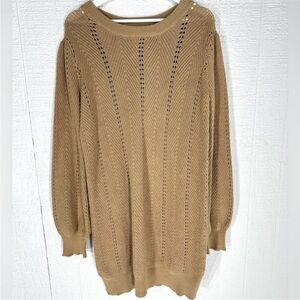 Fable balloon sleeve knit sweater dress size